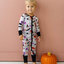 Load image into Gallery viewer, Little Sleepies - Trick or Treat Bamboo Viscose Zippy