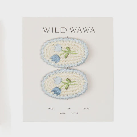 Wild Wawa - Tulip Clip Set - Blue