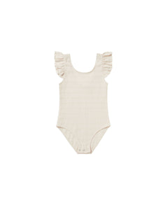 Rylee + Cru - Ruffle Bodysuit - Natural