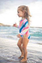 Load image into Gallery viewer, Feather 4 Arrow - Wave Chaser Baby Surf Suit - East Cape Stripe