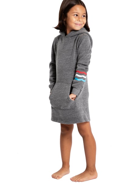 Sol Angeles - Sol Flag Waves Hoodie Dress - Heather