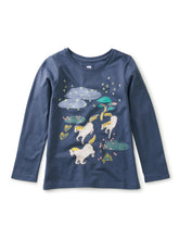 Load image into Gallery viewer, Tea Collection - Wild Misaki Horses Graphic Tee - Cornflower