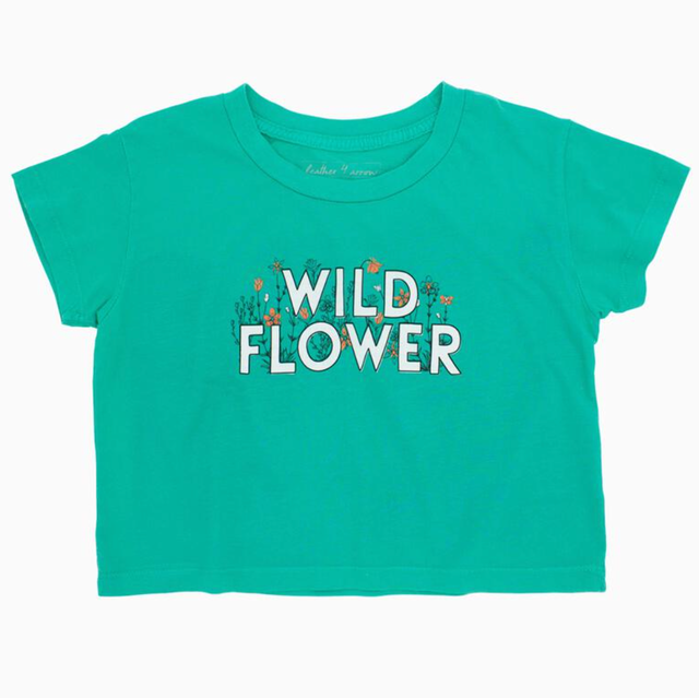 Feather 4 Arrow - Wild Flower Cropped Tee - Arcadia
