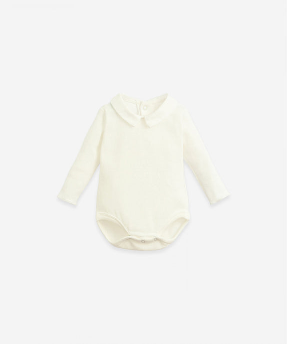 Play Up - Organic Cotton Long Sleeve Bodysuit - Windflower