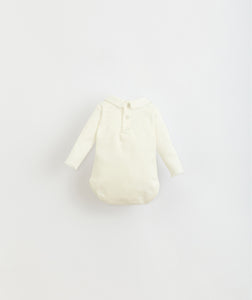Play Up - Organic Cotton Long Sleeve Bodysuit - Windflower