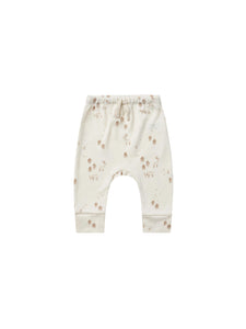 Quincy Mae - Organic Drawstring Pant Woodland - Ivory