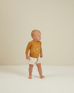 Rylee + Cru - Suns Swim Trunk - Natural