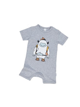 Load image into Gallery viewer, Huxbaby - Organic Yeti Short Romper - Grey Marle