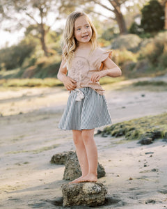 Rylee + Cru - Mini Skirt - Sea Stripe