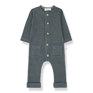 1 + In The Family - Zabar Jumpsuit - Alpine-Navy