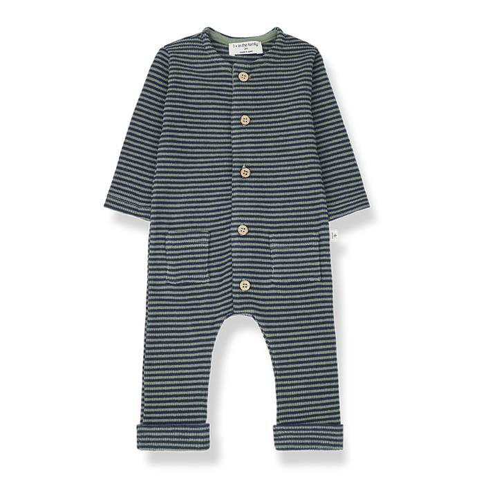 1 + In The Family - Zabar Jumpsuit - Alpine-Navy