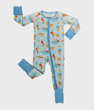 Load image into Gallery viewer, Blueberry Ice Cream Social - Bamboo Viscose Zippy